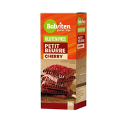 Печиво здобне глазуроване какао з сублімованою вишнею Petit Beurre