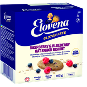 Галети вівсяні з чорницею і малиною 