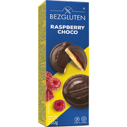 Печиво з  малиною в шоколадній глазурі