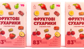 Фруктові сухарики МІКС 