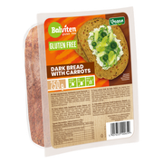 Темний хліб з морквою