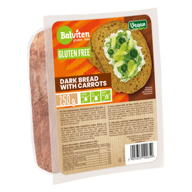 Темний хліб з морквою