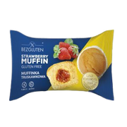 Мафін з полуничною начинкою 