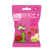 Фруктовий снек Яблуко-Малина 40 г, Равлик Боб