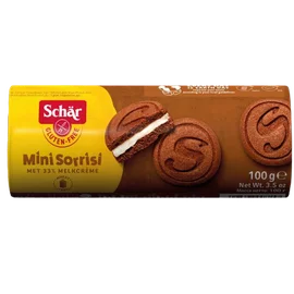 Печенье с шоколадом без глютена Mini Sorrisi Dr. Schär 200г Италия