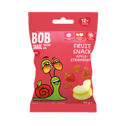 Фруктовий снек Яблуко-Полуниця 40 г, Равлик Боб