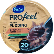 Протеїновий пудинг зі смаком шоколаду та ірису