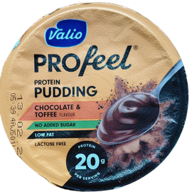 Протеїновий пудинг зі смаком шоколаду та ірису