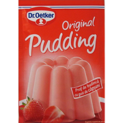 Пудинг полуничний