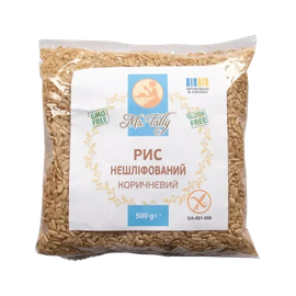 Рис нешліфований коричневий
