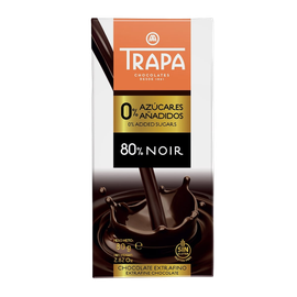Шоколад без цукру чорний 80%