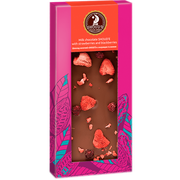 Шоколад молочний з полуницею і ожиною 