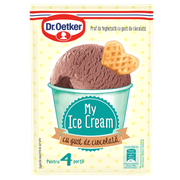 Суміш для приготування морозива з смаком шоколаду