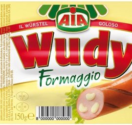 Сосиски з сиром без глютену Wudy 