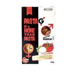 Паста рисова PASTA G з томатом, базиліком та ароматом сиру