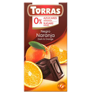 Чорний шоколад з апельсином без цукру.