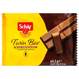 Вафлі в молочному шоколаді 65г Twin Bar 